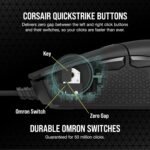 Corsair KATAR PRO XT Wired Ultra-Light FPS Gaming Mouse – 18,000 DPI – Symmetric Shape – Quickstrike Buttons – iCUE Compatible – PC, Mac, PS5, PS4, Xbox – Black - Image 6