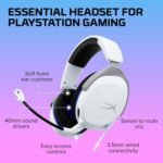 HyperX Cloud Stinger 2 Core - Gaming Headset for Playstation, Lightweight Over-Ear Headset with mic, Swivel-to-Mute Function, 40mm Drivers - White - Image 7