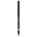 Rimmel London Exaggerate Waterproof Eye Definer Eyeliner, Highly Pigmented, Long-Wearing, Built-In Smudger, 263, Starlit Black, 0.01oz - Image 3
