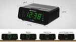 Emerson SmartSet Dual Alarm Clock Radio with AM/FM Radio, Dimmer, Sleep Timer and .9" LED Display, CKS1900 - Image 4