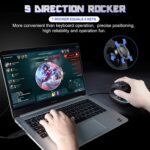 TRELC Gaming Mouse with 5 D Rocker, Ergonomic Mouse with 10000 DPI/11 Programmable Buttons, Vertical Gaming Mice Wired for PC/Laptop/E-Sports/Gamer (Black) - Image 6