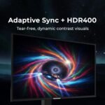 Deco Gear 27 QHD OLED Gaming Monitor | 280Hz 0.03ms Response, HDR400, Adaptive Sync, 99% sRGB, 1.5M:1 Contrast, Borderless Design, Height Adjustable Stand, HDMI 2.1, DisplayPort 1.4 - Image 8