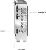 GIGABYTE Radeon™ RX 9060 XT Gaming OC ICE 16G Graphics Card (16GB GDDR6, 256-bit, PCIe 5.0, HDMI/DP 2.1, 2 Slot, Hawk Fan, Server-Grade Thermal Gel, Reinforced Structure) - Image 8