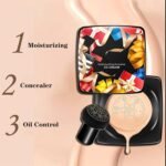 UYI Mushroom Head Air Cushion CC Cream Foundation U.Yi Refreshing Flawless Little Mushroom BB Cream UYI CC Cream Waterproof Oil Control Full Cover Foundation Natural Coverage (21#+22#) - Image 4