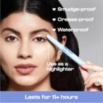 ALLEYOOP 11th Hour Waterproof Cream Eyeshadow Stick – Long-Lasting Eye Shadow Pencil & Eyeliner, Cream to Powder Stick & Highlighter – Smudge-Proof Eyeshadow Shimmer, Baby Pearl Shimmer - Image 6