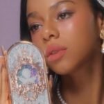 Flower Knows Little Angel 9-Color Eyeshadow Palette,Pink Beige Makeup Palette with 6 Matte + 3 Shimmer Shades,Blendable Smooth Cute Eye Makeup,0.37 Oz(01 Eden's Angel) - Image 6