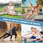 COOVAN 10 Pairs Mens Cushion Ankle Socks Men 10 Pack Low Cut Comfort Breathable Casual Socks - Image 8