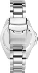 Stuhrling Original Men's Watches Pro Dive Watch Sports Watch with 42 MM Case Blue Dial Stainless Steel Silver Bracelet Diving Watch for Men - Image 7