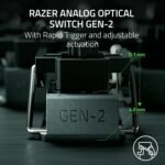 Razer Huntsman V3 Pro Mini 60% Esports Gaming Keyboard: Analog Optical Switches - Razer Snap Tap - Rapid Trigger - Adjustable Actuation - Dual-Purpose Mod Keys - Doubleshot PBT Keycaps - Black - Image 4