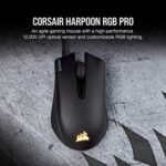 Corsair Harpoon PRO RGB Wired Lightweight FPS/MOBA Gaming Mouse – 12,000 DPI – 6 Programmable Buttons – iCUE Compatible – PC, Mac, PS5, PS4, Xbox – Black - Image 3
