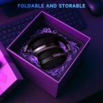 2.4GHz Wireless Gaming Headset for PS5/PS4/PC/Switch - Bluetooth 5.3 Headphones with 7.1 Surround Sound, Noise-Canceling Mic, 30+Hr Battery & Support Playing While Charging - Black - Image 10