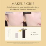 Base Prep Korean Primer (1.35 fl oz) – Silicone-Free Grip Makeup Base, Serum Texture for Radiant Skin, Long-Lasting Glow with Rice Ferment, Ceramide, Niacinamide, Squalane - Image 4