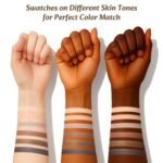 Nude Mini Eyeshadow Palette, 6 Colors Smoky Matte Taupe & Brown Neutral Eye Shadows, Highly Pigmented, Long-Lasting, Waterproof, Travel Size Makeup Palette with Mirror - Image 5