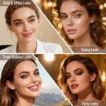 Nude Mini Eyeshadow Palette, 6 Colors Smoky Matte Taupe & Brown Neutral Eye Shadows, Highly Pigmented, Long-Lasting, Waterproof, Travel Size Makeup Palette with Mirror - Image 9