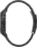 Bulova Men's Classic Dress 6-Hand Multi-Function Day/Date Quartz Watch, Black Patterned Dial, 43mm - Image 3