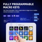 Macro Keypad, Stream Controller Deck Gaming Streaming Shortcut Keyboard, 18 Programmable Keys Customizable Visual AI Pad USB Soundboard for OBS, YouTube, Desk Office Setup, Laptop, PC, Mac - Image 3