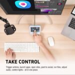 Macro Keypad, Stream Controller Deck Gaming Streaming Shortcut Keyboard, 18 Programmable Keys Customizable Visual AI Pad USB Soundboard for OBS, YouTube, Desk Office Setup, Laptop, PC, Mac - Image 6