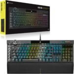 Corsair K100 RGB Optical-Mechanical Wired Gaming Keyboard - OPX Switches - PBT Double-Shot Keycaps - Elgato Stream Deck and iCUE Compatible - QWERTY NA Layout - Black - Image 11
