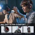 EKSA E900 Pro USB Gaming Headset for PC - Computer Headset with Detachable Noise Cancelling Mic, 7.1 Surround Sound, 50MM Driver - Headphones with Microphone for PS4/PS5, Xbox One, Laptop, Office - Image 6