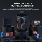 EKSA E900 Pro USB Gaming Headset for PC - Computer Headset with Detachable Noise Cancelling Mic, 7.1 Surround Sound, 50MM Driver - Headphones with Microphone for PS4/PS5, Xbox One, Laptop, Office - Image 9