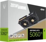 ZOTAC Gaming GeForce RTX 5060 Ti 8GB AMP DLSS 4 8GB GDDR7 128-bit 28 Gbps PCIE 5.0 Gaming Graphics Card, IceStorm 2.0 Cooling, White LED Lighting, ZT-B50610F-10M - Image 5