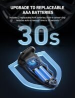 AstroAI Digital Tire Pressure Gauge 0-150PSI, Accurate in 0.1 Increments, Backlit LCD and Presta Valve Adaptor Included, 4 Units of Measurement for Car Truck Bicycle, Black - Image 3