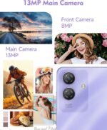 Ulefone Note 21 Unlocked Cell Phone, 8GB+128GB/512GB SD Extension, Android 14 OS, 6.56 inch HD+, 13MP+5MP, 5000mAh, 3-Card Slot, Dual SIM 4G, Face Unlock/Fingerprint ID - Black - Image 7