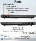 HP Victus 15 Gaming Laptop (15.6" FHD 144Hz, NVIDIA RTX 4050 6GB, AMD Ryzen 7 7445HS, 16GB DDR5 RAM, 1TB SSD, 6-Core (> Intel i7-13700H)), Backlit KB, Ethernet, Wi-Fi 6, Webcam, Win 11 Home - Image 5