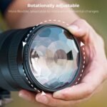 K&F CONCEPT 82mm Kaleidoscope Filter, Special Effects Filter Prism Crystal Glass with Multi Refraction Subjects for Camera Lens - Image 6