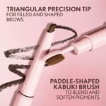 Covergirl Clean Fresh Brow Filler Pomade, 400 Soft Brown, Eyebrow Pencil, Ultra-Precise Tip, Creamy Formula, Highly Pigmented, Soft Matte Finish, Vegan Formula, 0.007oz - Image 8