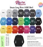 Custom T-Shirt for Men Women Add Your Text Image Photo Design Front Back Side Personalized Long Sleeve Shirt - Image 7