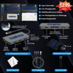 HP Victus 15.6" FHD 144Hz Gaming Laptop, AMD Ryzen 7 7445HS, GeForce RTX 4050 6GB GDDR6, 32GB DDR5, 1TB SSD, Backlit Keyboard, Copilot, Wi-Fi 6, Win 11 Pro, Mica Silver, 1TB Docking Station Set - Image 3