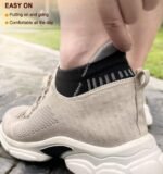 BULLIANT Men Running Socks 6Pairs-Ankle Athletic Socks Wicking Cushioned for Men Walking-Arch Compression Support - Image 6