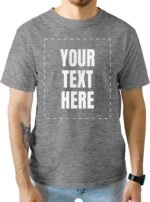 GotPrint Custom Shirt for Men, Women, Add Your Own Text Personalized T Shirts, Customizable Shirt Front/Back Soft Graphic Tee - Image 3