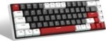 MageGee 60% Mechanical Gaming Keyboard, 68 Keys Compact Blue LED Backlit Gaming Keyboards, SKY68 Wired Ergonomic Mini Office Keyboard for Windows PC Gamer (Red Switch, White & Black) - Image 10