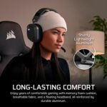 Corsair HS80 MAX Wireless Xbox Gaming Headset with Bluetooth – Dolby Atmos – Broadcast Quality Microphone – iCUE Compatible – Xbox, PC, Mac, Mobile – Steel Gray - Image 5