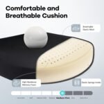 Office Chair,Ergonomic Mesh Desk Chair with Adjustable Lumbar Support,Computer Chair with Flip-up Armrests, Rolling Executive Chairs, Home Office Chair(Black) - Image 5