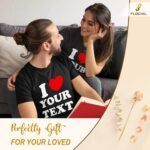 Personalized I Love My Girlfriend Shirt with Custom Photo, I Heart My Girlfriend Shirt, Gift for Her, Couple, Girlfriend - Image 3