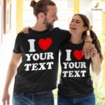 Personalized I Love My Girlfriend Shirt with Custom Photo, I Heart My Girlfriend Shirt, Gift for Her, Couple, Girlfriend - Image 5