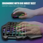 RedThunder Wireless One-Handed Gaming Keyboard, 2.4Ghz RGB Backlit Mini Gaming Keypad, Rechargeable 2000mAh Battery for PC Gamer - Image 6
