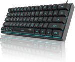 MageGee Mini 60% Gaming Keyboard, RGB Backlit 61 Key Ultra-Compact Keyboard, TS91 Ergonomic Waterproof Mechanical Feeling Office Computer Keyboards for PC, MAC, PS4, Xbox ONE Gamer(Black) - Image 9
