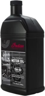 Indian Motorcycle Oil 15W-60 Full Synthetic, Fits All V-Twin Engine Models, Motor Oils, Ultimate Engine Protection, Outstanding Clutch Performance and Shear Stability, 1 Quart - Part 2880187 - Image 3
