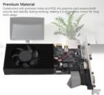 PUSOKEI PC Graphics Card 2GB DDR3 PCI Express 3.0 x16 Gaming Video Card, 128bit Dual Display Support VGA DVI HD Multimedia Interface, with Quiet Fan Cooling System, for Desktop Computer - Image 5