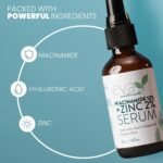 Niacinamide 12% Serum for Face w/Zinc & Hyaluronic Acid – Vitamin B3 & E Pore Minimizer for Dark Spot Corrector, Even Skin Tone, Oil Control, Brightening & Hydrating for Women, 2 Fl Oz - Image 9