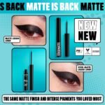 NYX PROFESSIONAL MAKEUP Vivid Matte Liquid Liner, Smear-Resistant Eyeliner with Precise Tip - Black - Image 3