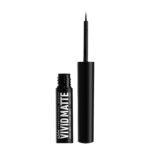 NYX PROFESSIONAL MAKEUP Vivid Matte Liquid Liner, Smear-Resistant Eyeliner with Precise Tip - Black - Image 7