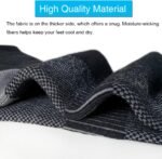 APTYID Men's Moisture Wicking Cushioned Crew Work Boot Socks (4-6 Pairs) - Image 5