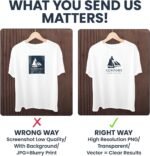 Custom Mens Long Sleeve T-Shirt, Dry-fit CustomTee. Design Your Shirt Long Sleeve, Moisture Wicking UPF Sun Protection Shirts. PC380 - Image 8