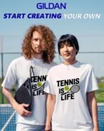 Gildan Custom T-Shirts - Personalized Unisex Crewneck Tee Shirt for Men, Women - Customize with Your Image, Text & Photo - Image 7