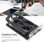 Goshyda 1050TI 4GB Graphics Card, DDR5 128Bit GPU, 1350MHz PCIE 2.0 Gaming Video Card, Desktop Computer Graphics Card with HDMI, DVI, VGA Ports - Image 3